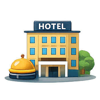 Hotel booking icon